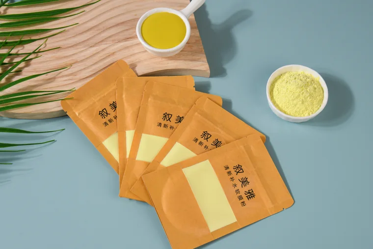 清新补水软膜粉产品展示
